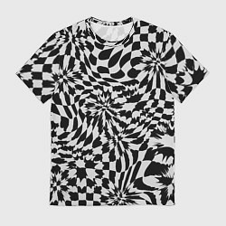 Мужская футболка Пластика шахматной доски