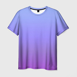 Футболка мужская Фиолетовый градиент, цвет: 3D-принт