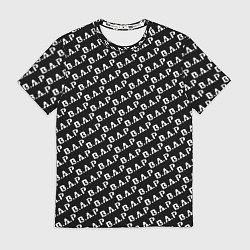 Футболка мужская B A P black n white pattern, цвет: 3D-принт