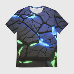 Мужская футболка Светящаяся лава