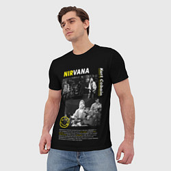 Футболка мужская Nirvana bio, цвет: 3D-принт — фото 2