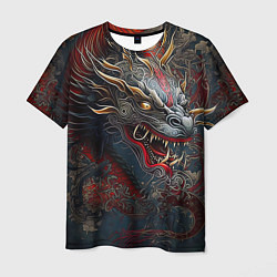Футболка мужская Дракон Irezumi, цвет: 3D-принт