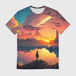 Футболка мужская Я не нарушаю правила, я живу по своим, цвет: 3D-принт