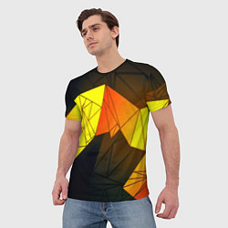Футболка мужская Абстрактная геометрия фигур, цвет: 3D-принт — фото 2