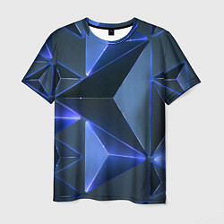 Футболка мужская Triangle neon, цвет: 3D-принт