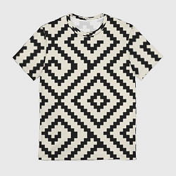 Футболка мужская Африканский узор, цвет: 3D-принт