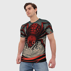 Футболка мужская Красный паук, цвет: 3D-принт — фото 2