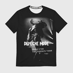 Футболка мужская Depeche Mode - Music for the Masses tour, цвет: 3D-принт