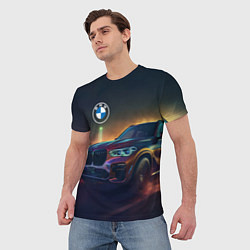 Футболка мужская BMW midjourney, цвет: 3D-принт — фото 2