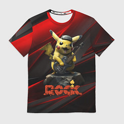 Футболка мужская Pikachu Rock style, цвет: 3D-принт