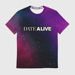 Футболка мужская Date A Live gradient space, цвет: 3D-принт