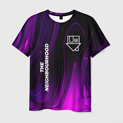 Футболка мужская The Neighbourhood violet plasma, цвет: 3D-принт