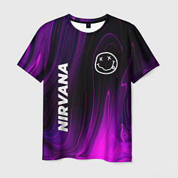 Футболка мужская Nirvana violet plasma, цвет: 3D-принт