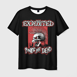Футболка мужская Exploited - punks not dead, цвет: 3D-принт