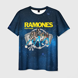 Футболка мужская Ramones Road to ruin, цвет: 3D-принт
