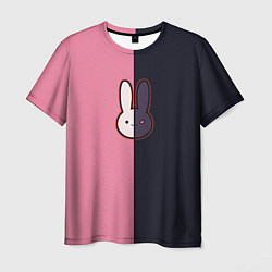 Футболка мужская Ребенок идола - Кролик лого, цвет: 3D-принт