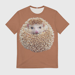 Футболка мужская Ежик в клубочке, цвет: 3D-принт