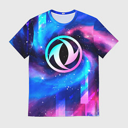 Футболка мужская Dongfeng неоновый космос, цвет: 3D-принт