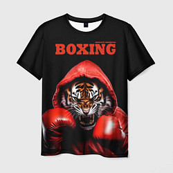Футболка мужская Boxing tiger, цвет: 3D-принт