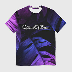 Футболка мужская Children of Bodom neon monstera, цвет: 3D-принт