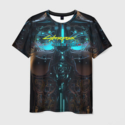 Футболка мужская Cyberpunk 2077 phantom liberty cyborg, цвет: 3D-принт