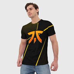 Футболка мужская Fnatic - csgo - gold edition, цвет: 3D-принт — фото 2