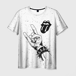 Футболка мужская Rolling Stones и рок символ, цвет: 3D-принт