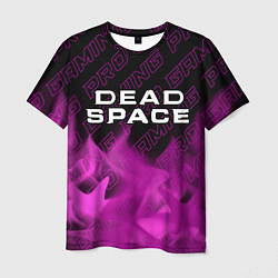 Футболка мужская Dead Space pro gaming: символ сверху, цвет: 3D-принт