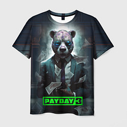 Футболка мужская Payday 3 bear, цвет: 3D-принт
