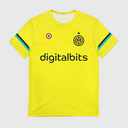 Футболка мужская Лаутаро Мартинес Интер форма 2223 третья, цвет: 3D-принт