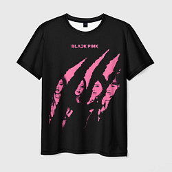 Футболка мужская Blackpink Tearing with claws, цвет: 3D-принт