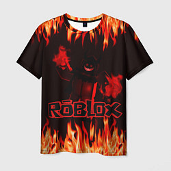 Футболка мужская Fire Roblox, цвет: 3D-принт