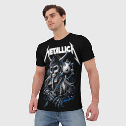 Футболка мужская Metallica - warrior, цвет: 3D-принт — фото 2