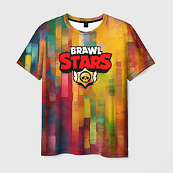 Футболка мужская Brawl Stars Logo Color, цвет: 3D-принт