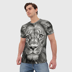 Футболка мужская Лев вечерний, цвет: 3D-принт — фото 2