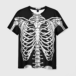 Футболка мужская Skeleton ribs, цвет: 3D-принт