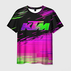 Футболка мужская KTM Freeride, цвет: 3D-принт