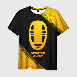 Футболка мужская Spirited Away - gold gradient, цвет: 3D-принт