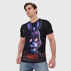 Футболка мужская Five Nights at Freddys Bonnie, цвет: 3D-принт — фото 2