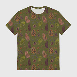 Мужская футболка Шишки разные