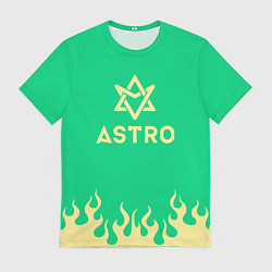 Футболка мужская Astro fire, цвет: 3D-принт