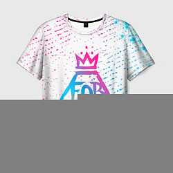 Футболка мужская Fall Out Boy neon gradient style, цвет: 3D-принт