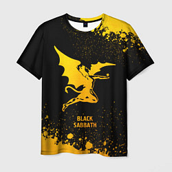 Футболка мужская Black Sabbath - gold gradient, цвет: 3D-принт