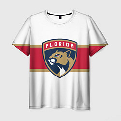 Футболка мужская Florida panthers - uniform - hockey, цвет: 3D-принт