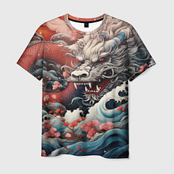 Футболка мужская Морской дракон Irezumi, цвет: 3D-принт