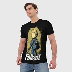 Футболка мужская Fallout boy, цвет: 3D-принт — фото 2