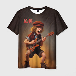 Футболка мужская ACDC art, цвет: 3D-принт