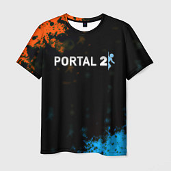 Футболка мужская Portal game, цвет: 3D-принт