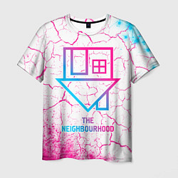 Футболка мужская The Neighbourhood neon gradient style, цвет: 3D-принт