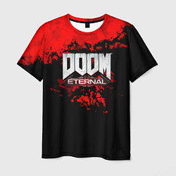 Футболка мужская Doom blood game, цвет: 3D-принт
